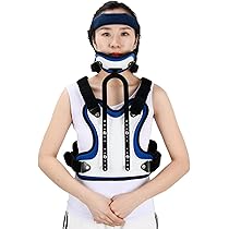 Amazon.co.jp: LEgdor 調整可能な装具頸椎、胸部ハローブレース頭頸部